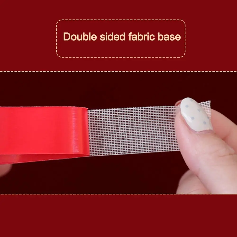 4/5Pcs 이동식 초강력 양면 접착 방수 재사용 가능한 그리드 접착 테이프 Traceless 테이프 스트립