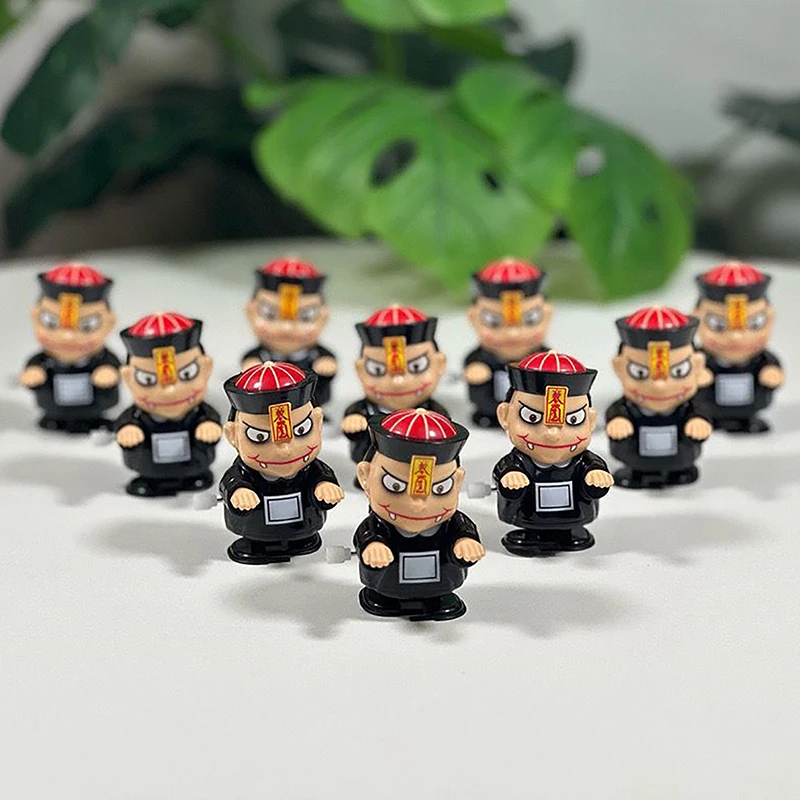 

Новая забавная необычная игрушка Windup, свисающая, ходящая, свисающая, свисающая, китайские зомби, шарнирная, свисающая игрушка, милая маленькая игрушка-зомби для декомпрессии