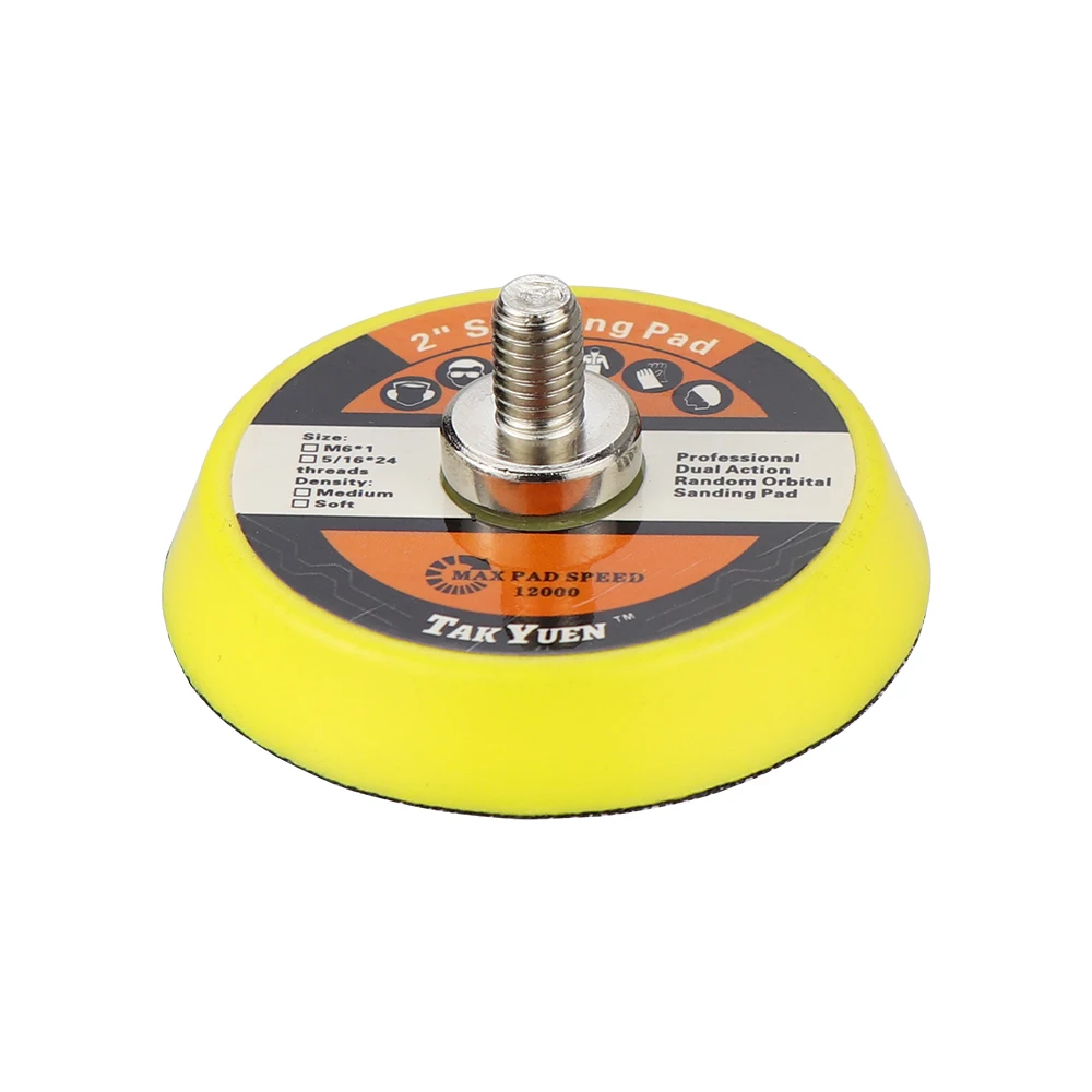 Tampone Di Supporto Per Telaio Levigatrice Da 6 Mm/8 Mm 2 Pollici