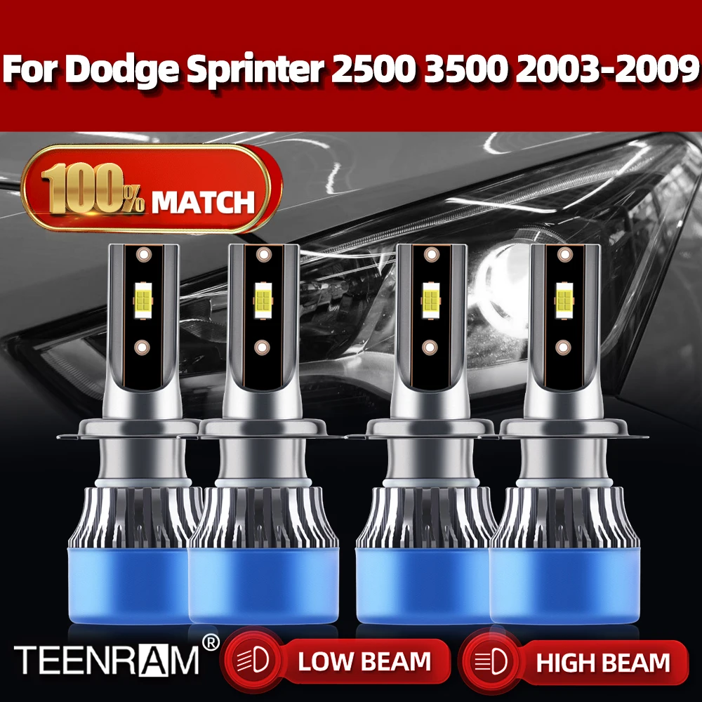 

Canbus LED Headlight 240W 40000LM Car Light Bulbs 12V Turbo Lamp For Dodge Sprinter 2500 3500 2003 2004 2005 2006 2007 2008 2009