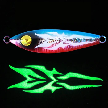 3pcs 120g/4.23oz Premium Saltwater Jig Lure Set Bionic Bass Fishing High Catch Rate Saltwater Lures For Tuna.Trolling Hard Bai 5