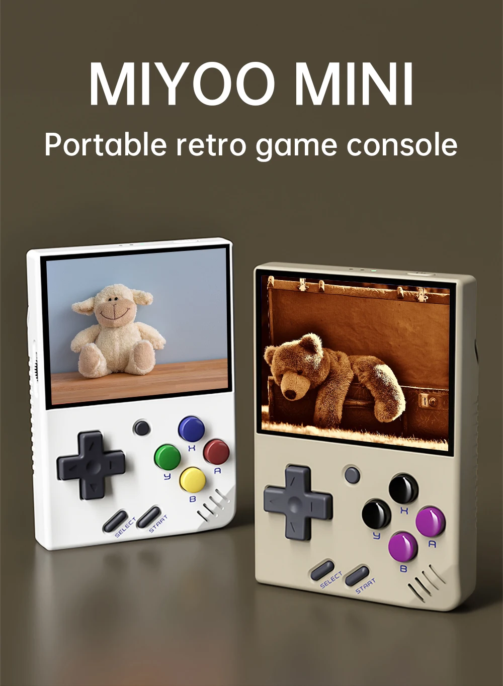 MIYOO MINI Portable Retro Handheld Game Player 2.8 Inch IPS HD Screen Video Game Consoles Linux System Classic Gaming Emulator