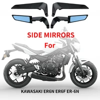 For KAWASAKI ER6N ER6F ER-6N Motorcycle Mirrors Stealth Winglets Mirror To Rotate Adjustable Mirrors 1