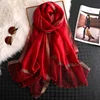 2024 Luxury 100% Silk Shawl Scarf for Women Design Embroidery Flowers Hijab Wraps Bufandas Female Headkerchief Fouloud Echarpe 1