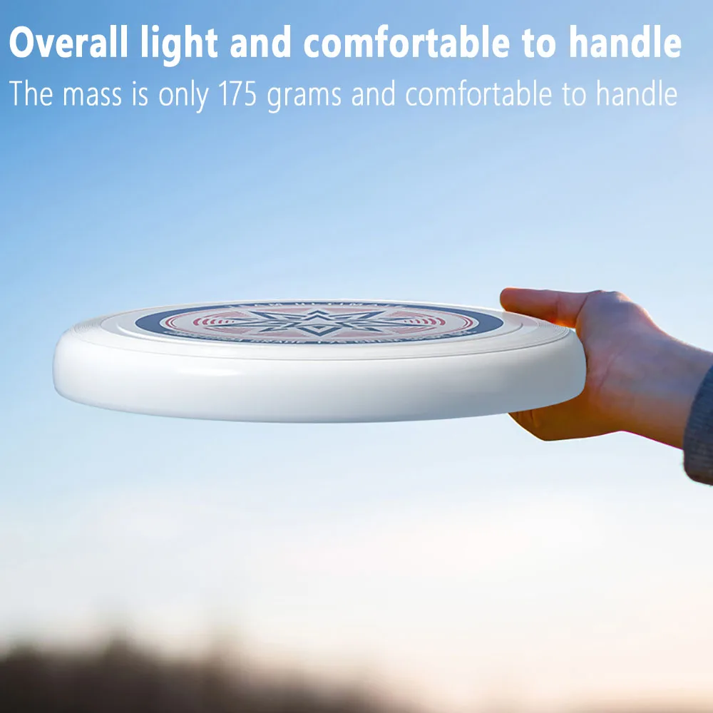 Swivel Flying Discs Professional Throwing Disc Lightweight for Outdoor Sports Beach Camping Game Luminous Frisbee Flying Saucer 2