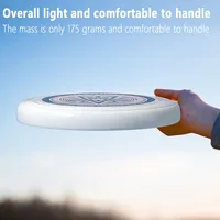 Swivel Flying Discs Professional Throwing Disc Lightweight for Outdoor Sports Beach Camping Game Luminous Frisbee Flying Saucer 2