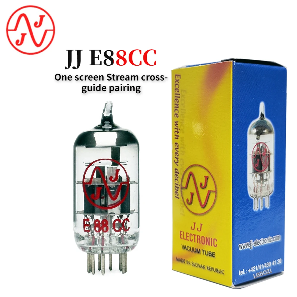 JJ E88CC Vacuum Tube Gold Pins Replace ECC88 6922 6DJ8 6N11 Electron Tube DIY HIFI Audio Vacuum Tube Amplifier Preamp 4