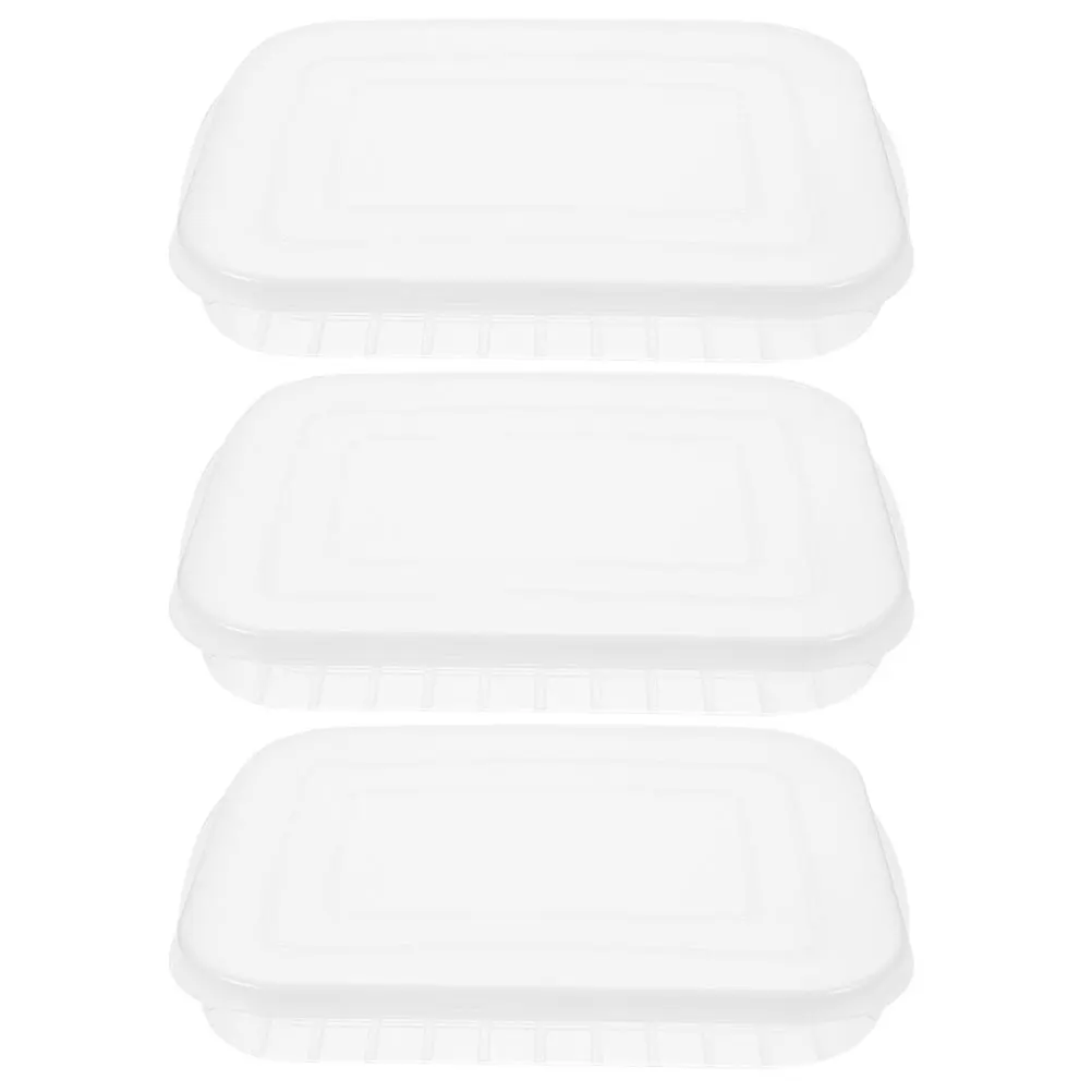 

3pcs Kitchen Food Storage Box Container Fruit Vegetable Refrigerator Freezer Organizers Sub-Packed Meat Kitchen Accessories