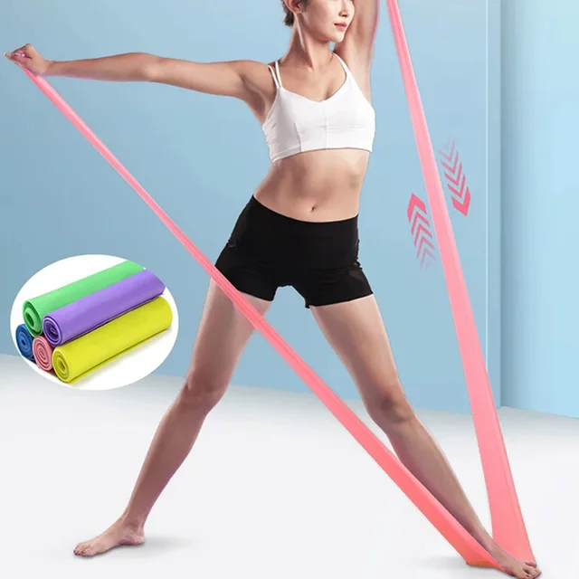Yoga Physiotherapy Elastic Band, Gym Resistance Band, Sports Stretching Training Rope, Pilates Stretching Film