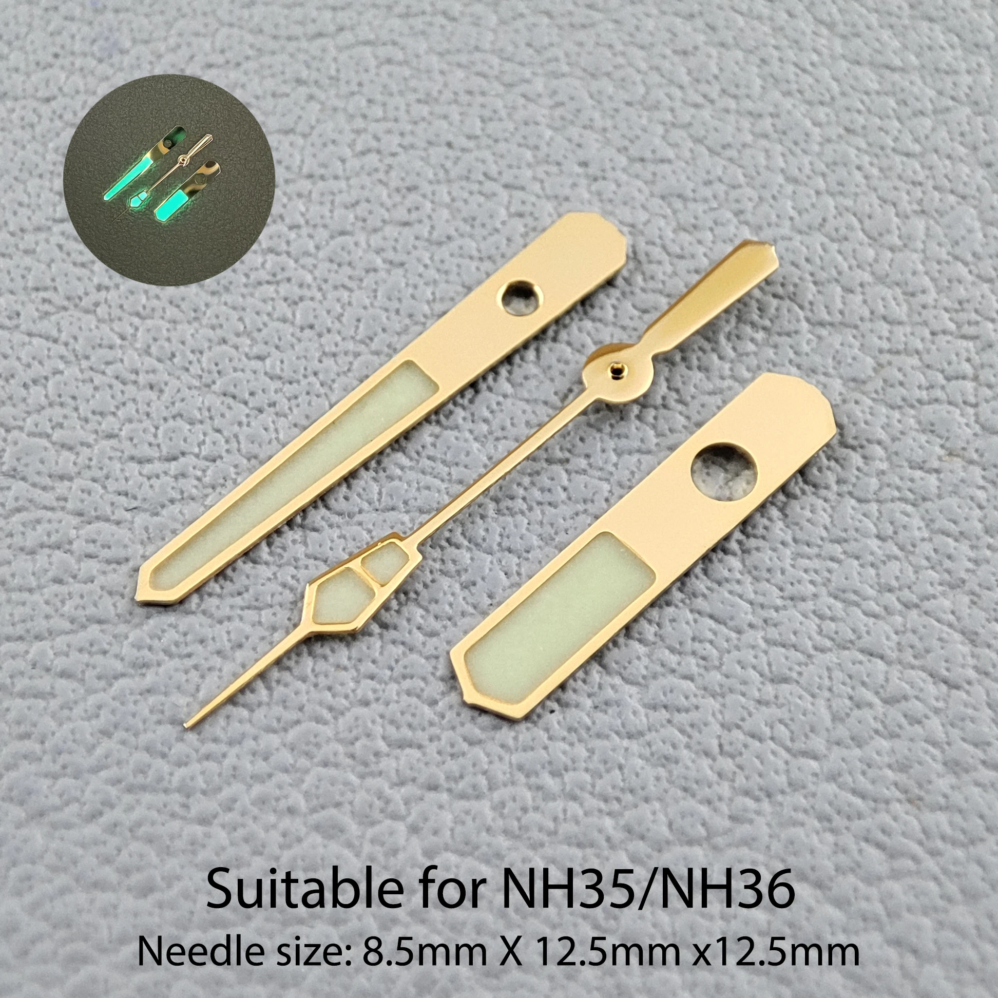 Watch Hands NH35 Hands Green Luminous Hands Suitable For NH35 NH36
