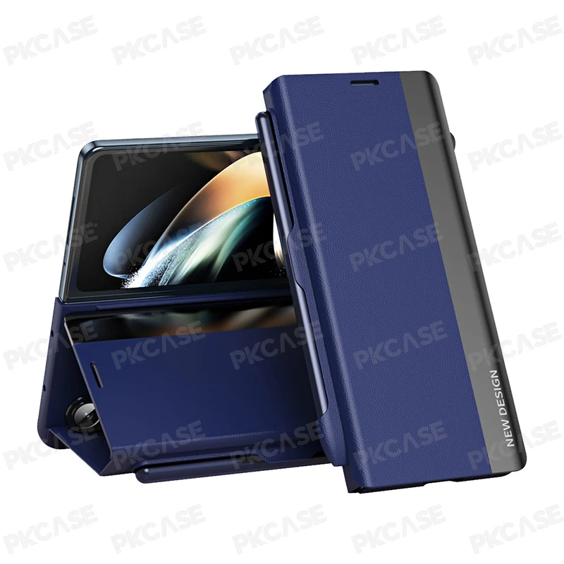 Magnetic Flip Leather Trifold Phone Case Cover