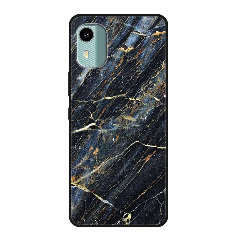 Marble Soft Silicone TPU Phone Back Cover Case - Stylish Protective Bumper