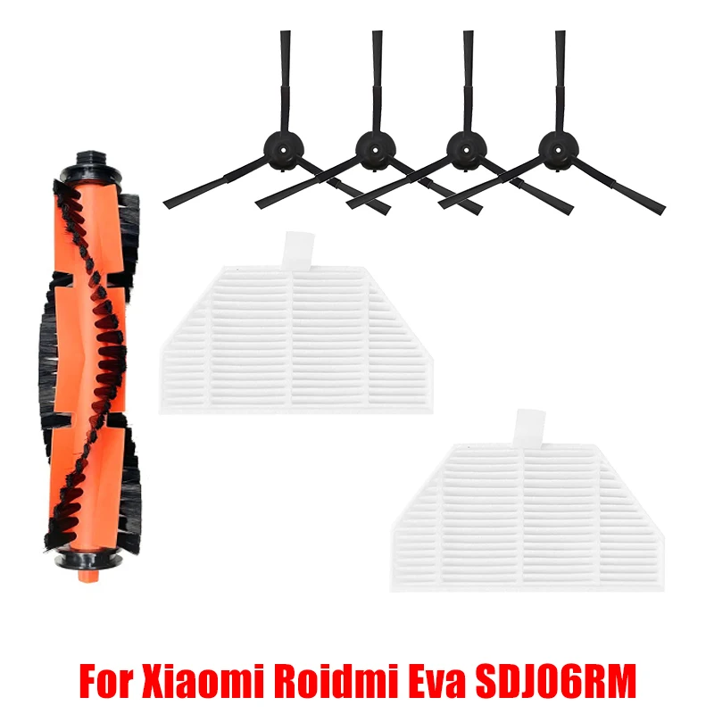 For XiaoMi RoidMi EVA Self-Cleaning Emptying Robot Vacuum SDJ06RM Spare Parts Hepa Filter Side Main Brush Mop Cloths Accessories