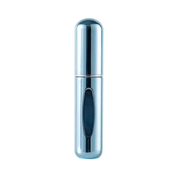 Compact High-End Perfume Refillable Bottle in Aluminum Finish (GRAY)