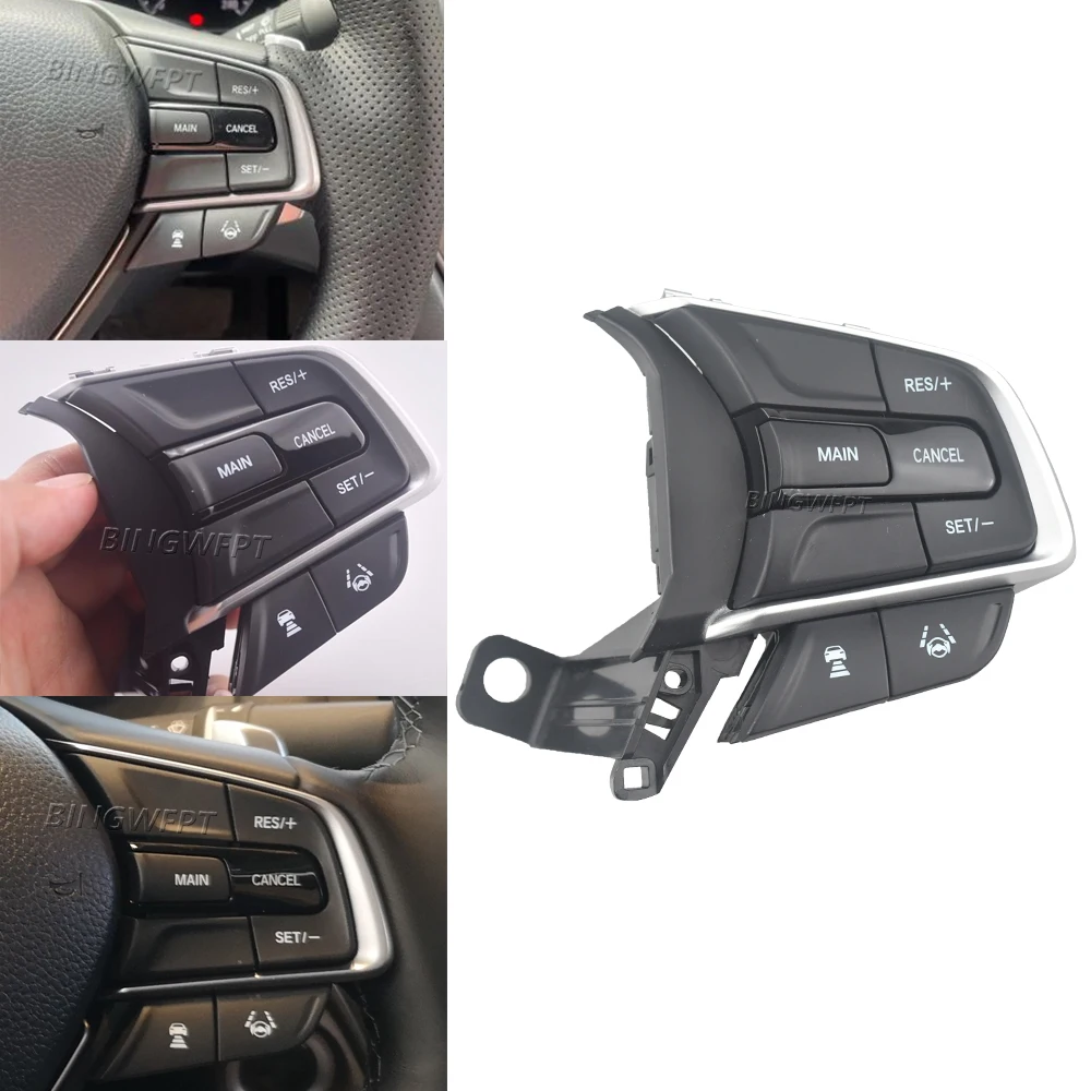 

Fast Delivery For Honda Accord No.10th 2018 2019 2020 2021 2022 With Backlight Multifunctional Steering Wheel Button Switch