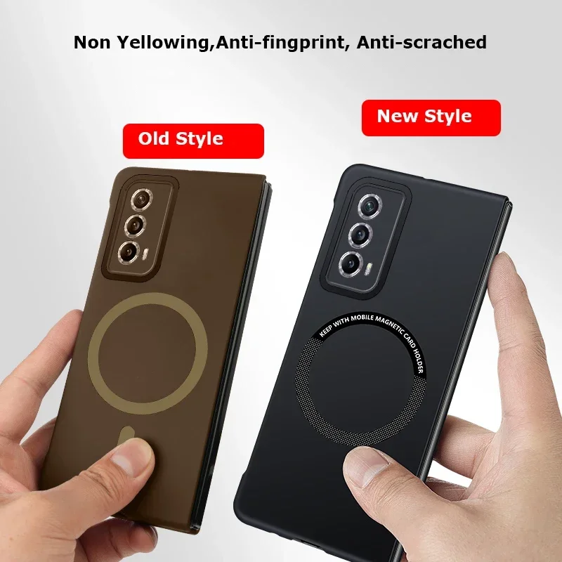 Magsafe-Compatible Slim Magnetic Case with Hard PC Back Cover