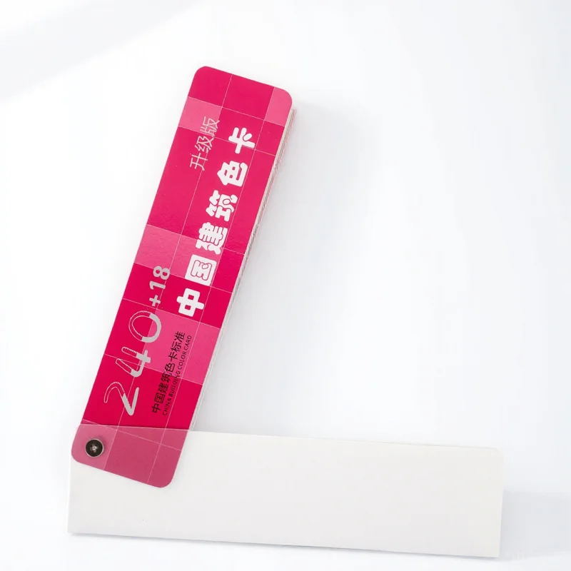 1세트 휴대용 건축용 페인트 색상 카드 고성능 색상 매칭 도구, 휴대가 간편한 회전형 카드 형태