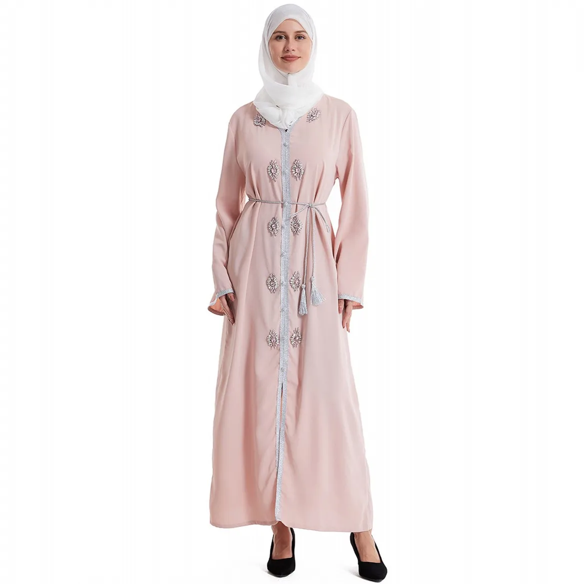 

Eid Mubarak Ramadan Abaya Dubai Kaftan Muslim Dress Islam Turkey Prayer Clothes For Women Robe Djellaba Femme Musulmane Nigeria