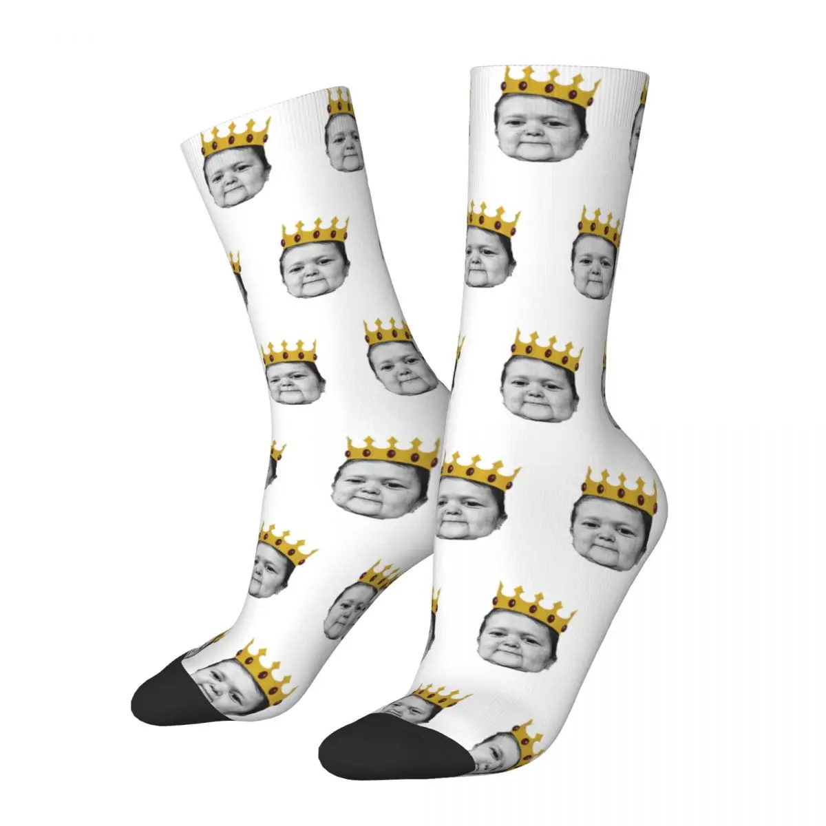 

Happy Funny Male Men Socks Novelty Hasbulla Magomedov Crown Mini Khabib Meme Sock Sport Women Socks Spring Summer Autumn Winter