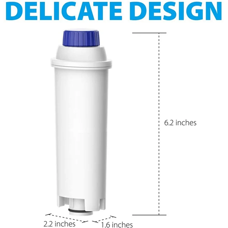 DLSC002 Water Filter Replacement (2-Pack) Compatible With De'Longhi Coffee Machines - View #4