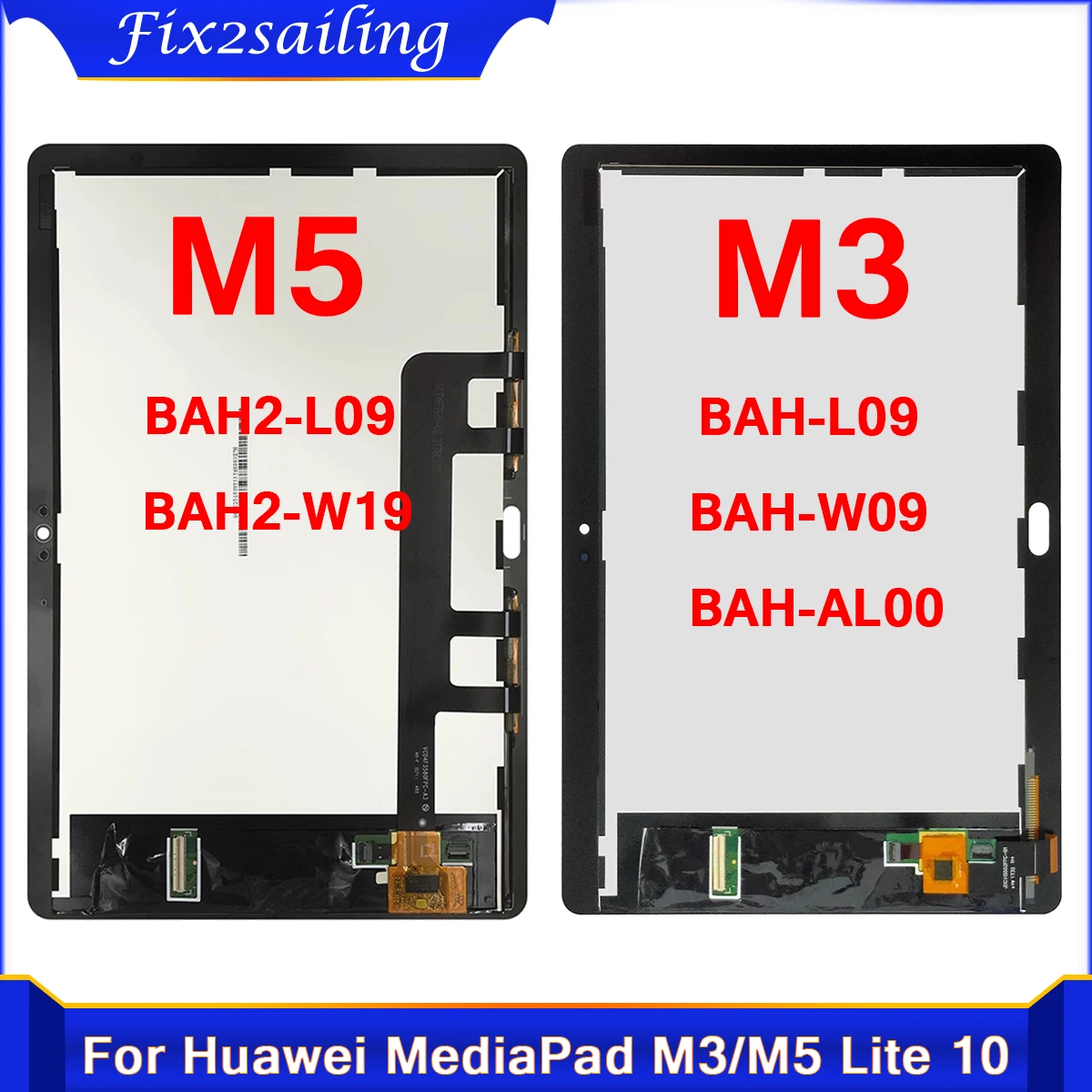 10 1 ''ЖК-дисплей для Huawei MediaPad M3 M5 Lite BAH-AL00 BAH-W09/BAH-L09 BAH2-L09 сенсорный экран