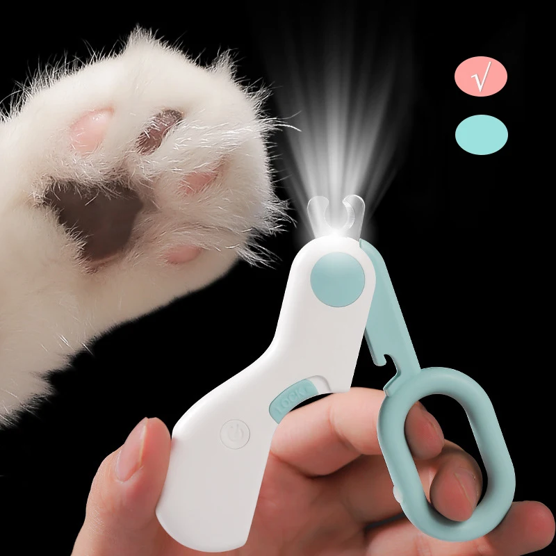 

Cat Nail Clipper LED Light Pet Nail Clipper Professional Pet Claw Grooming Scissors for Cats Small Dogs Scissors Cat Accessories