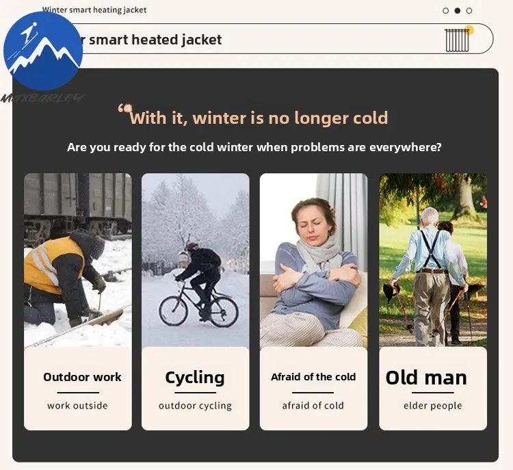 USB Heating Jacket Men 6 Zones Electric Heated Waterproof Windbreaker Coat Autumn Winter Warm Zippered Parka Male Big Size 7XL