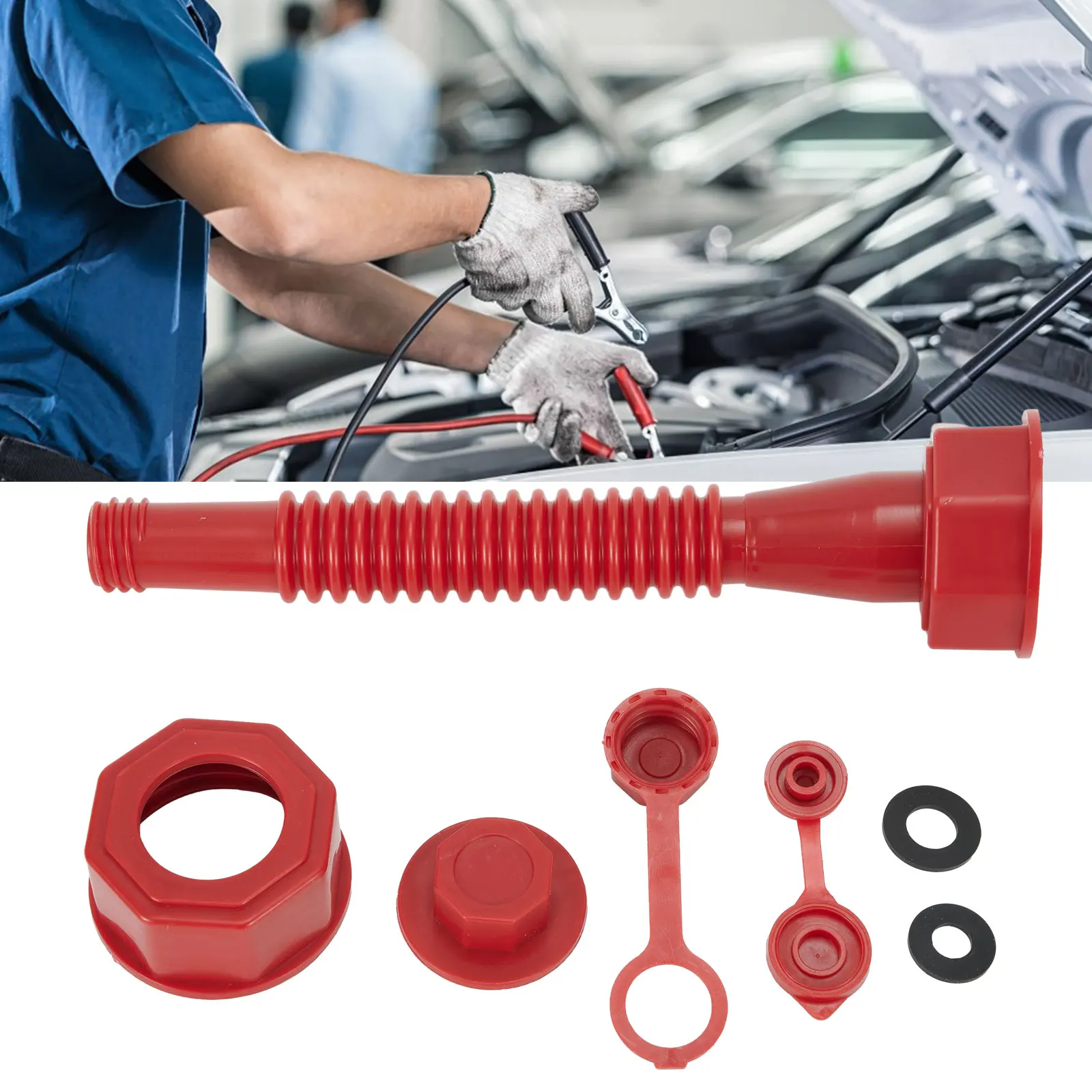 

1set Air Tank Nozzle Exhaust Kit Gas Tank Nozzle Kit For Old Style Cap Plastic Gas Cylinders For Blitz For Midwest For Scepter