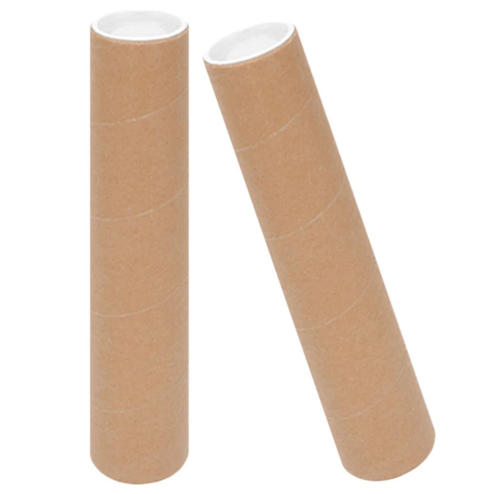 

2pcs Poster Tubes Artwork Storage Tube Poster Mailing Tube Poster Carrying Tube with Caps