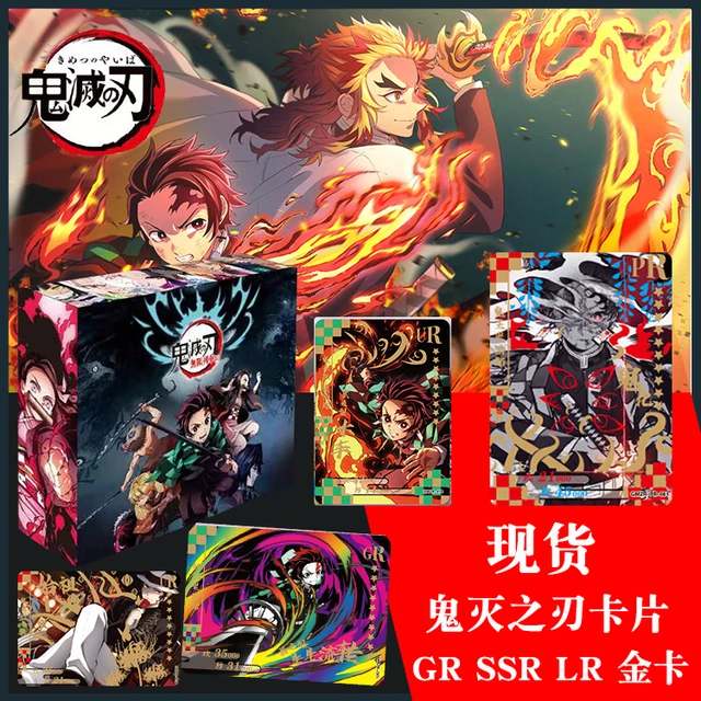 Demon Slayer Card TCG Game Cards Kimetsu No Yaiba Table Playing Toys For Family Children Christmas Gift 6