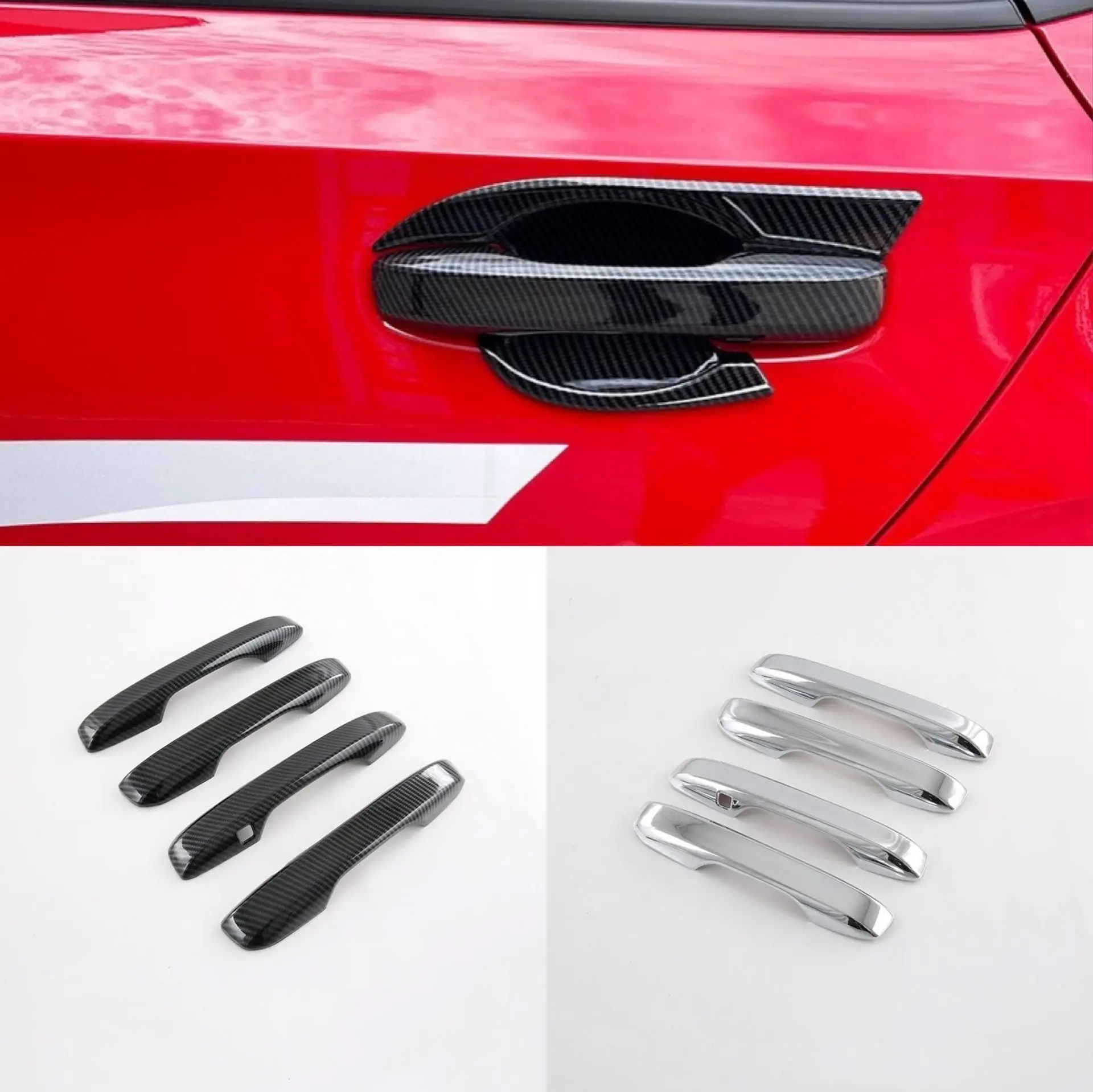 

FOR 21 models Eleven generation Civic Special for modification CIVIC Handle decoration Carbon fiber pattern