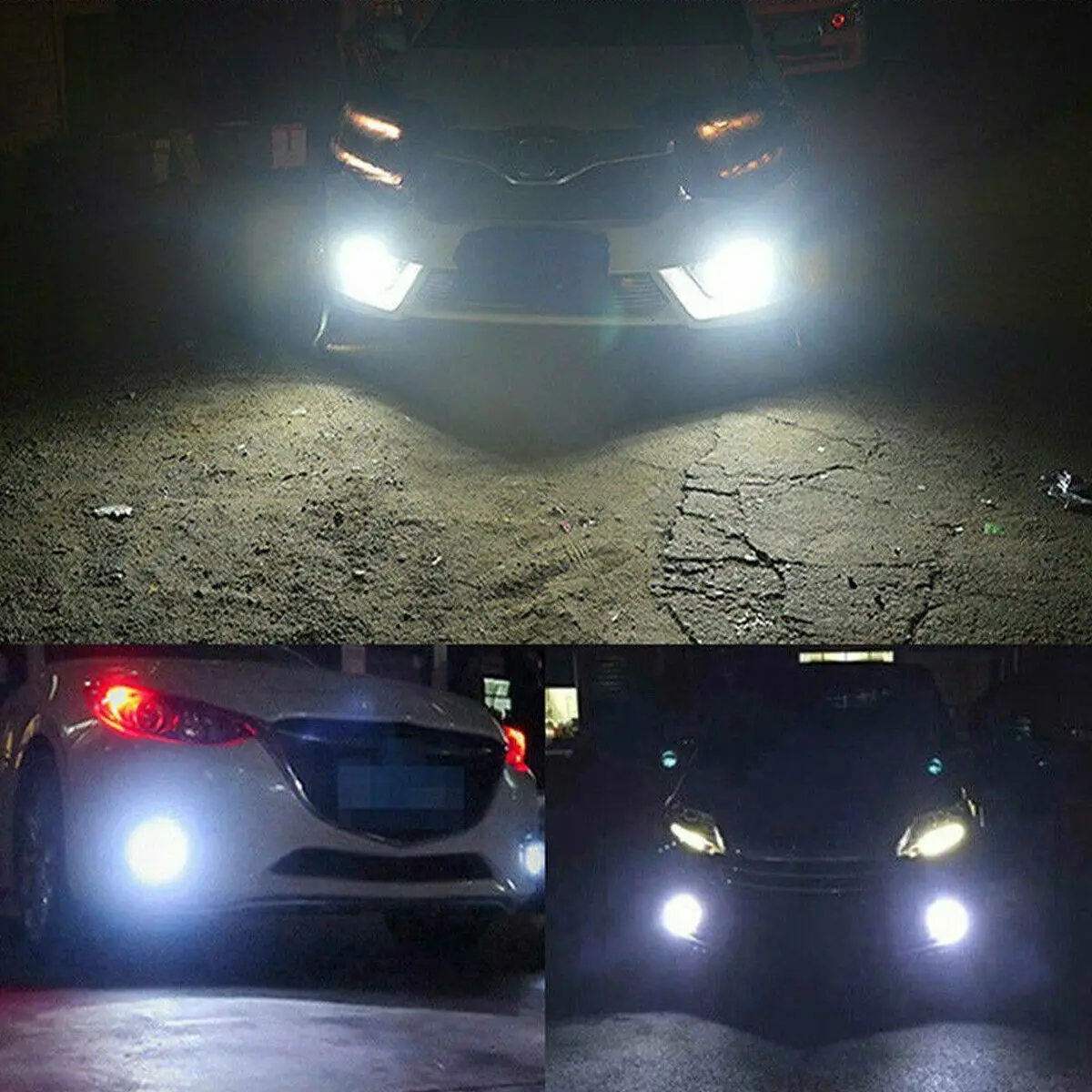 New H27W/2 881 Led Bulbs Fog Lights For Cars Led Fog Driving Lamp High Lights Car Light Sourse 6000K 8000K White