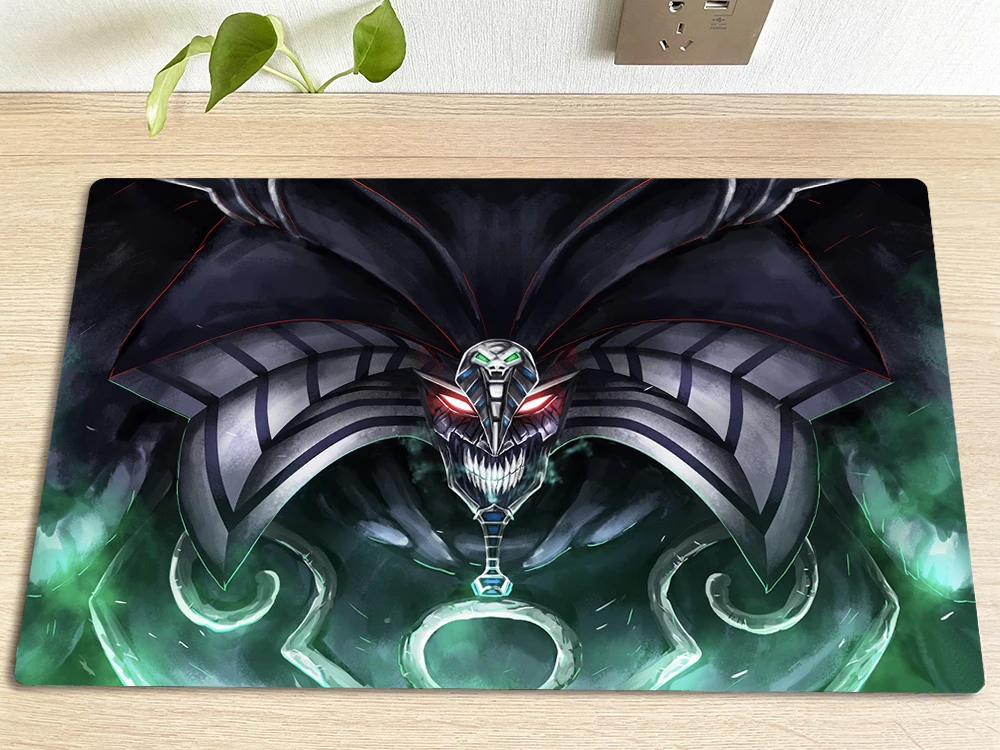 Yugioh Play Mat Exodia,The Destroyer Tcg Ccg Mat Tappetino Da Gioco Per Carte Collezionabili Tappetino Da Tavolo Tappetino Per Mouse In Gomma Borsa Gr