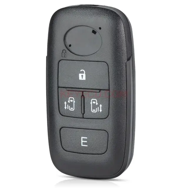 Enhanced Smart Remote Car Key Shell Cover with Uncut Blade - 5-Button Replacement