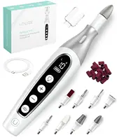 Pro Professional Manicure Pedicure Kit, Cordless Electric Nail File Set, Nail Drill Machine, Toe Nail Dremel Tools, Filer, Buffe 1