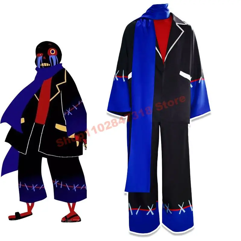 

Game Costumes Undertale AU Error Sans Cosplay Costume Animation Game Exhibition Cosplayer Dressing Up