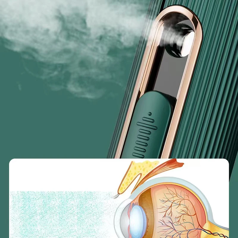 Home Eye Nano Sprayer Electric Eyes Steam Hot Compress Eye Moistening Instrument Eye SPA Washing Face Skin Humidifier Relieve 3