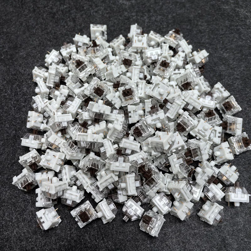 20/80/100Pcs 기계식 키보드 스위치 블루 레드 브라운 스위치 기계식 키보드용 핫 스왑 가능 3핀 크로스 스템