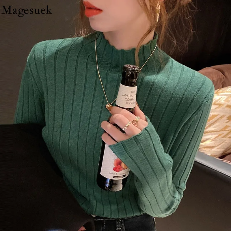 

Пуловер, свитер, вязаный Модный женский осенне-зимний Повседневный джемпер, женский свитер с длинным рукавом 2022, Y2K, одежда, Теплые Топы 23111