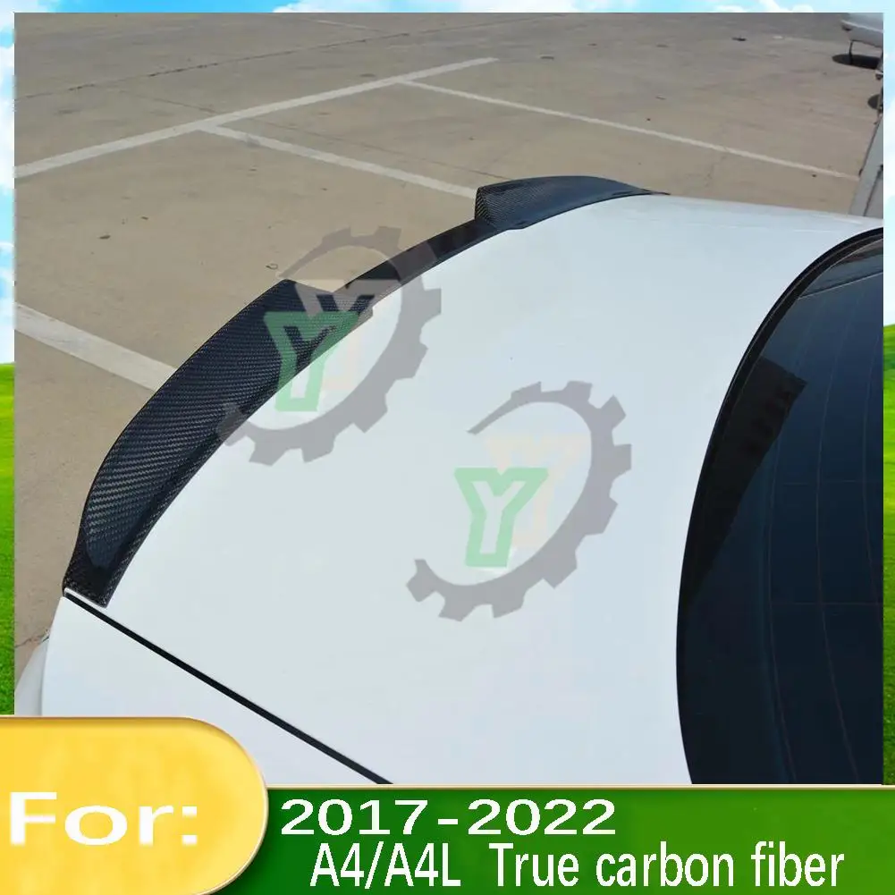 

Для Audi A4/A4L 2017 2018 2019 2020 2021 2022 TFSI, искусственное волокно, Автомобильный задний багажник, спойлер, крыло окна