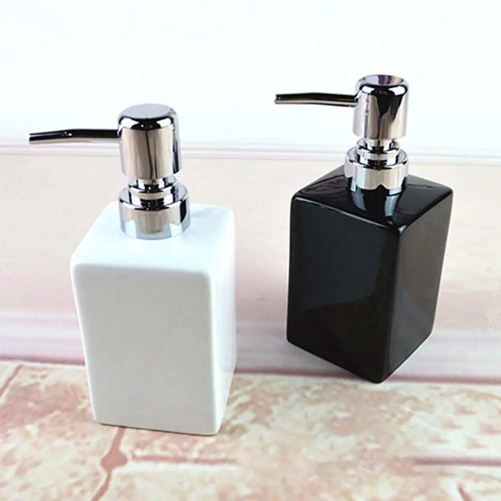 Ceramic Soap Dispenser 320ml Bathroom Kitchen Lotion Liquid Bottle Container oils lotions liquid soaps shampoos kitchen tool