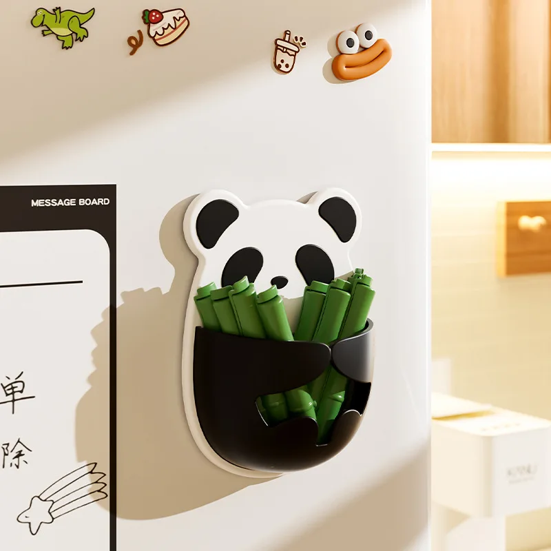 Panda Refrigerator Sticker Magnetic Version Back Sticker Type Twelve Cute Sealing Clips Bags Snacks Moisture-Proof Fresh-Keeping
