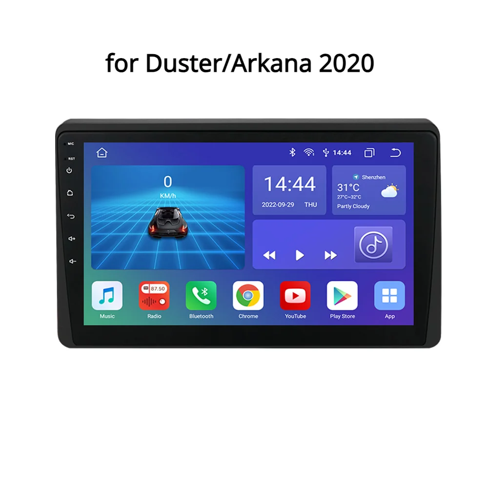 

Автомагнитола 2 Din Android для Renault Arkana I 1 Duster HM 2 II 2020 - 2021 стерео автомобильный мультимедийный проигрыватель Carplay видеоплеер Navi GPS