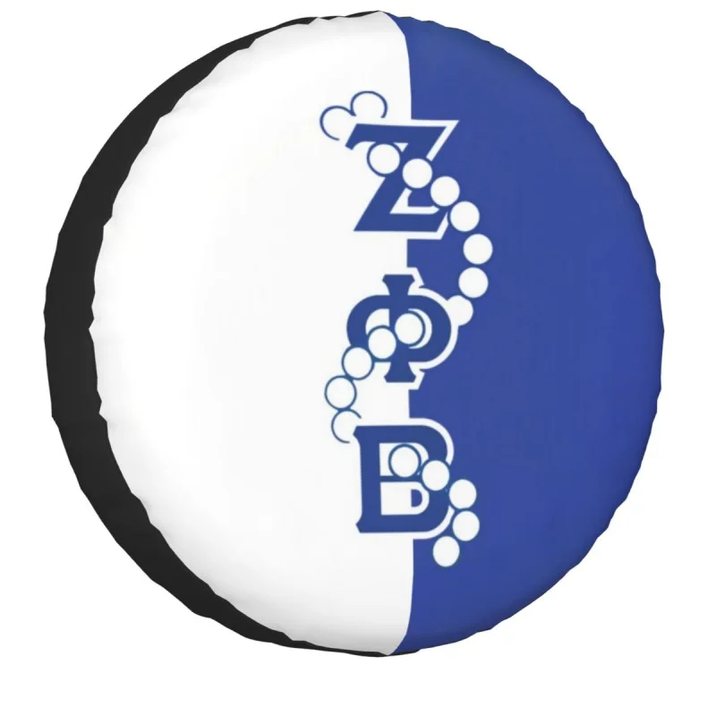 

Zeta Phi Beta Logo Spare Tire Cover Case Bag Pouch for Jeep Mitsubishi Pajero ZOB Sorority Car Wheel Protectors Accessories