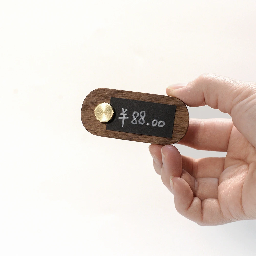 나무 소형 가격표시 카드 케이크 제품 가격표 간단한 손글씨 표시 라벨