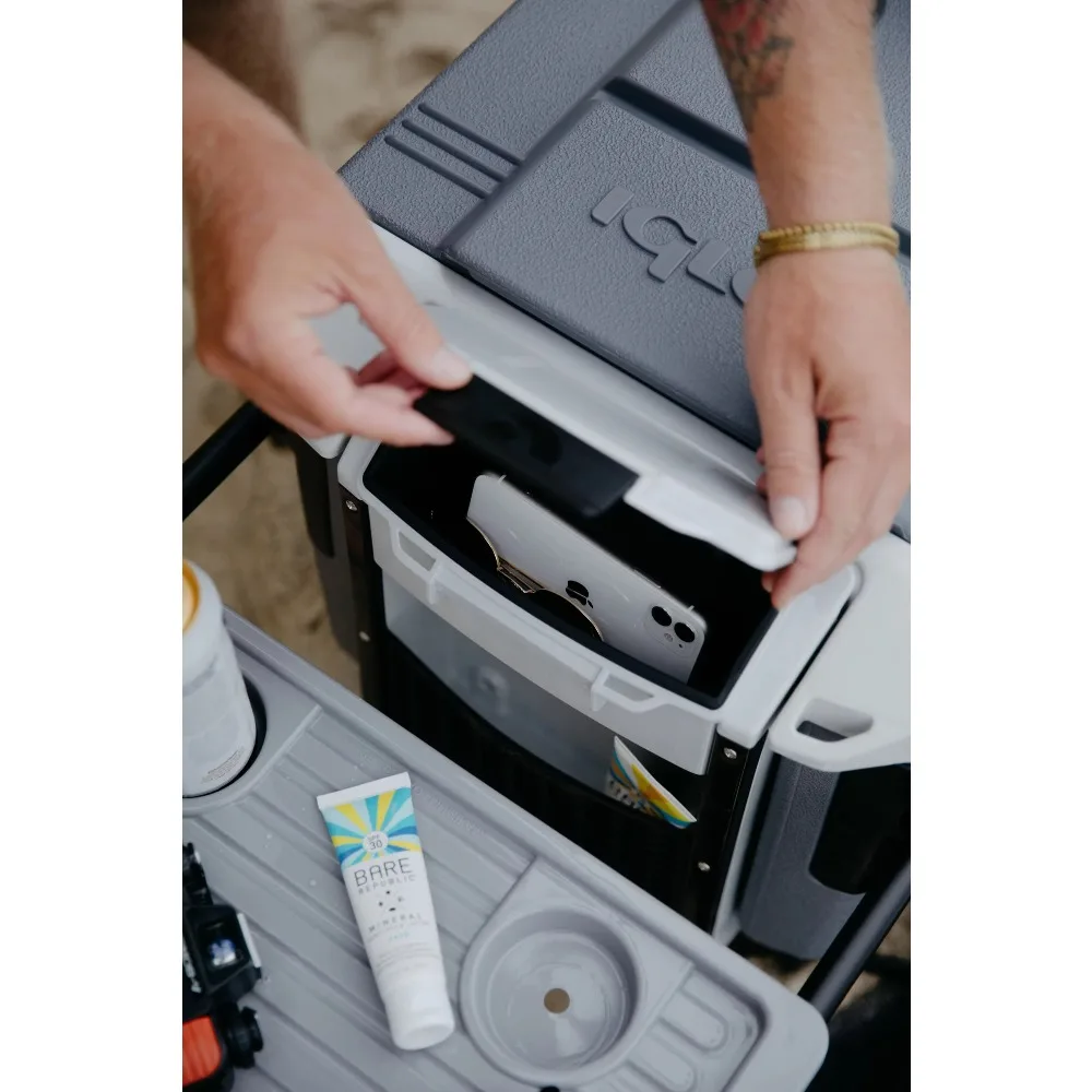 Igloo Trailmate Journey 70 Qt Wheeled Cooler, Gray 4