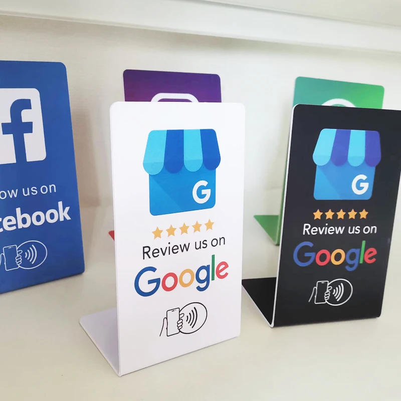 Instagram NFC Stand Display for Google Review Facebook Whatsapp Social Mediea APP 4