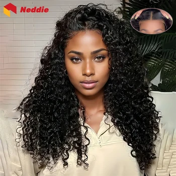 5x5 Hd Lace Frontal Curly Glueless Wigs Human Hair 1