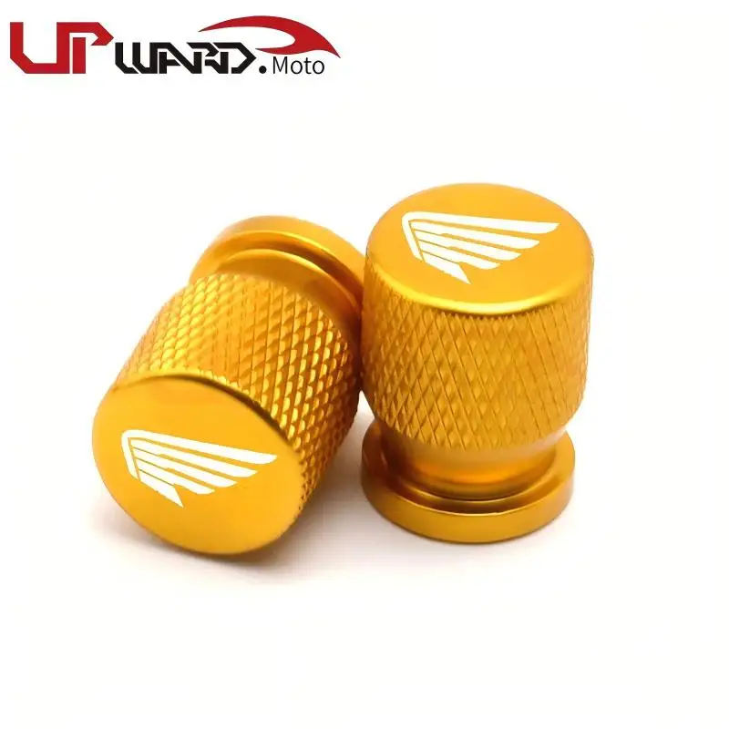 Tire Valve Air Port Stem Cover Cap Plug CNC Aluminum Accessories for HONDA CB CBR X-ADV PCX HORNET
