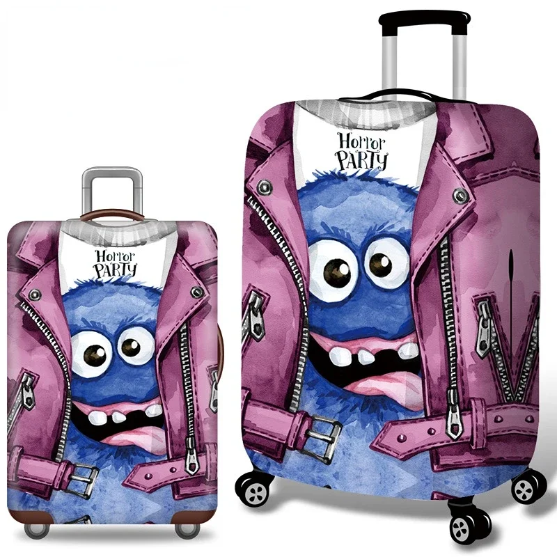 Travel Suitcase Protective Cover Luggage Case Travel Accessories Elastic Luggage Dust Cover Apply to 18''-32'' Suitcase 4